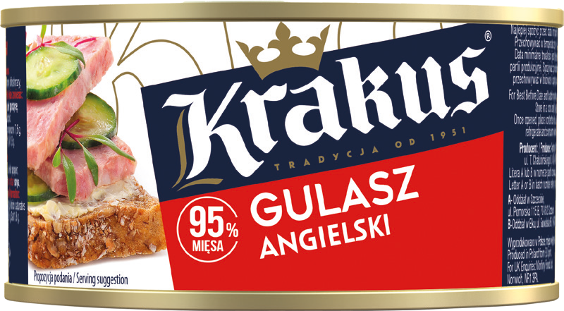 Gulasz angielski Krakus 300g widok główny 