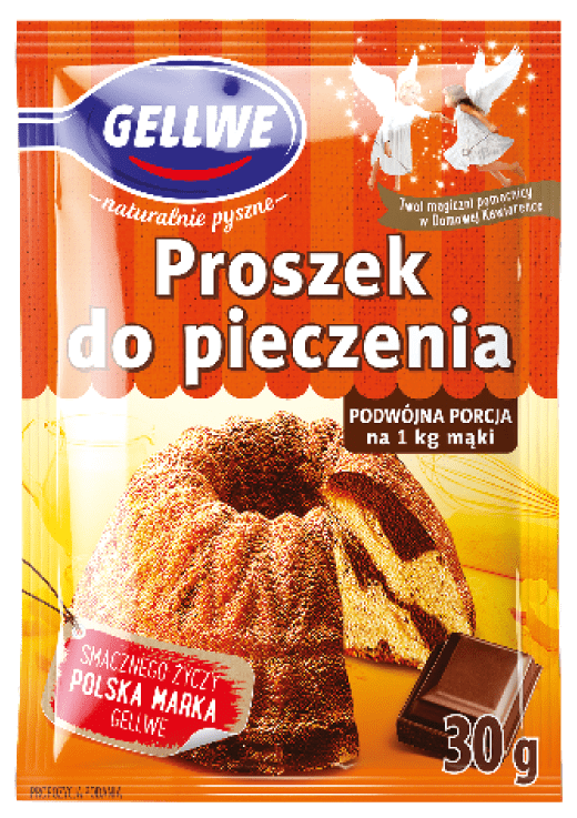Proszek do pieczenia Gellwe 30g widok główny