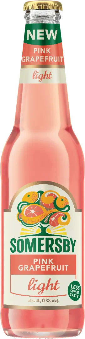 Napój piwny Somersby pink grap 400ml 4% but. bzzw. widok główny