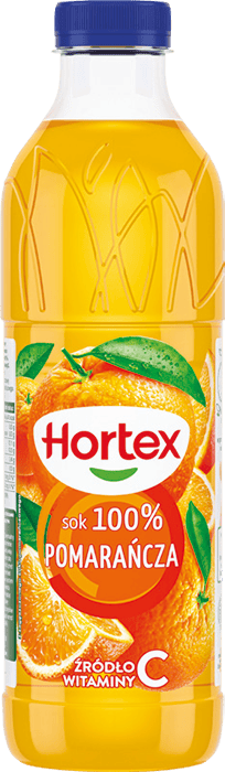 Sok Pomarańczowy Hortex 1l widok główny 