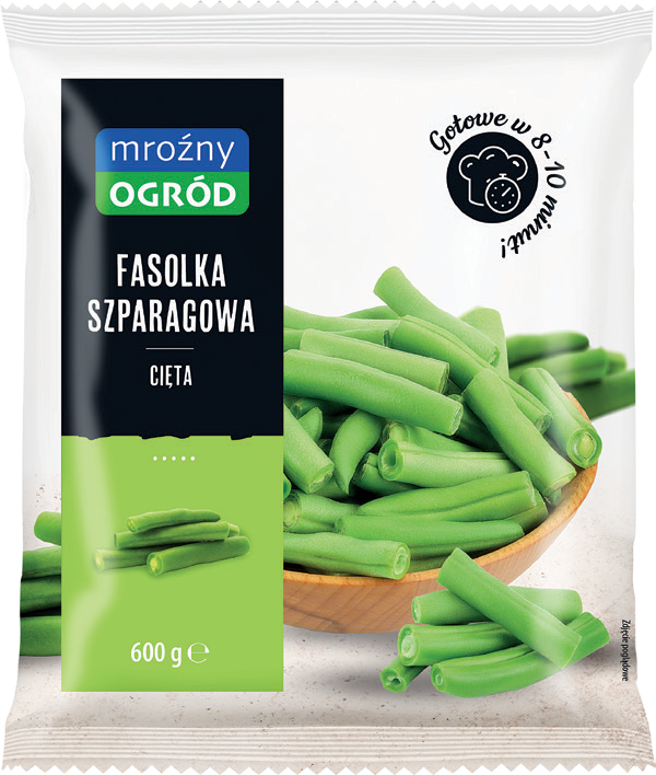 Fasolka szparagowa cięta Mroźny Ogród 600g widok główny