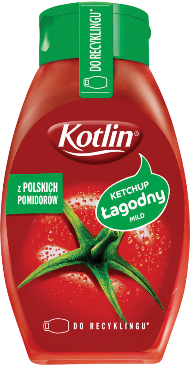Ketchup łagodny Kotlin 450g widok główny