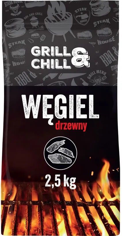 Węgiel drzewny Grill&Chill 2,5kg widok główny