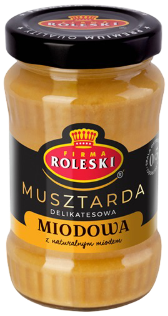 Musztarda miodowa Roleski 210g widok główny 
