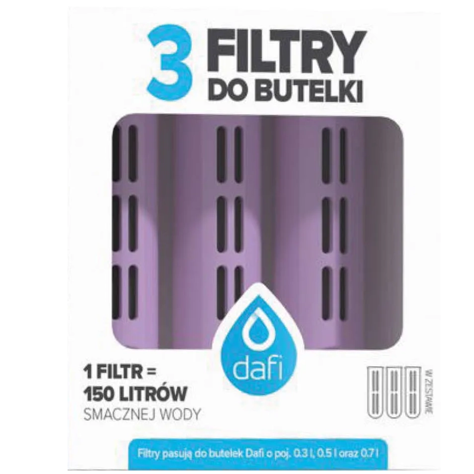 Zestaw 3 filtrów węglowych do butelki Soft i Solid widok 4