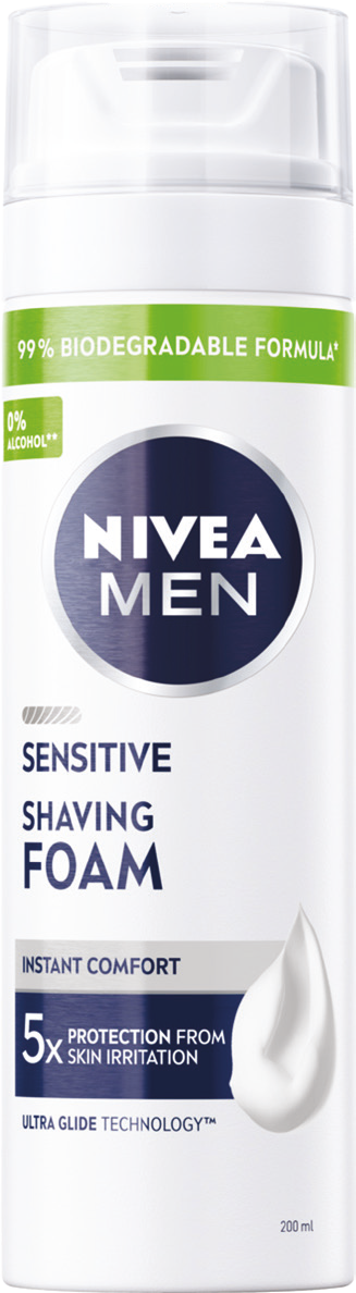 Pianka do golenia M sensitive Nivea men 200ml widok główny