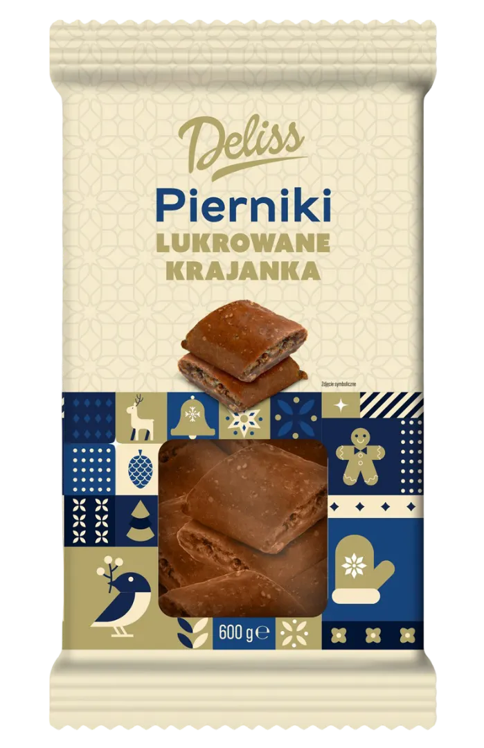 Pierniki lukrowane krajanka Deliss 600g BN25 widok 1