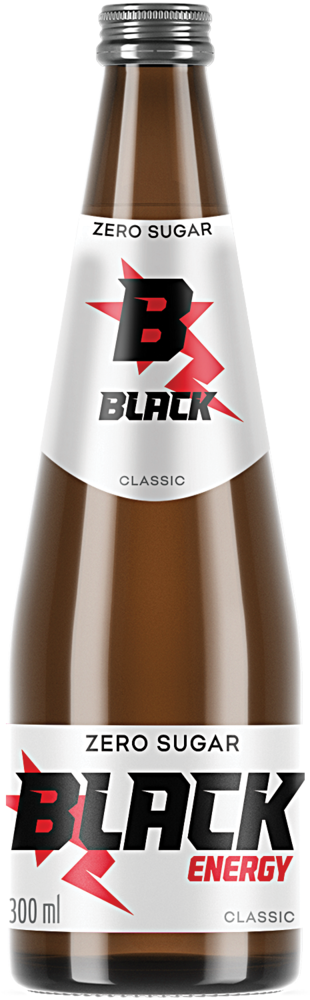 Napój energet. Black zero 300ml szkło widok 1