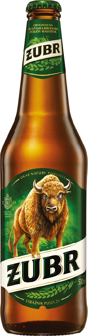 Piwo Żubr 0,5l 6% but. zw. widok główny