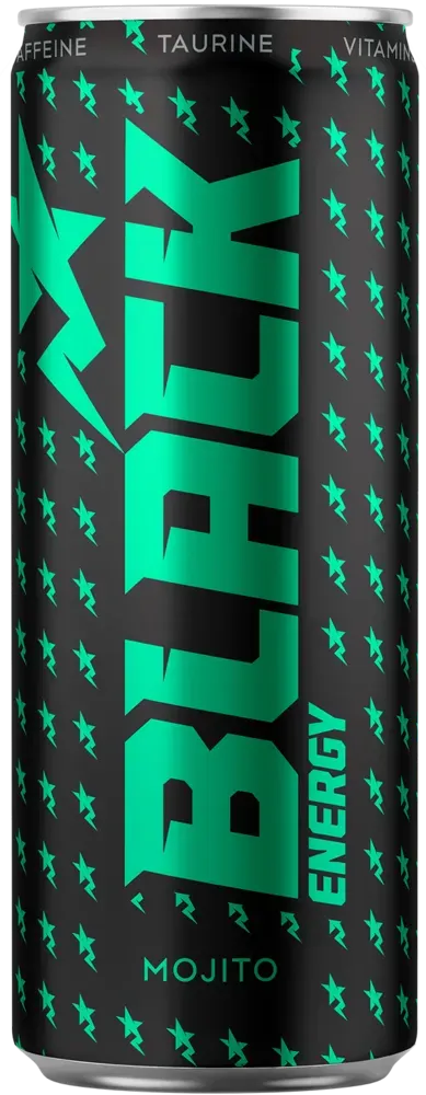 Napój energetyczny mojito Black 250ml puszka widok główny