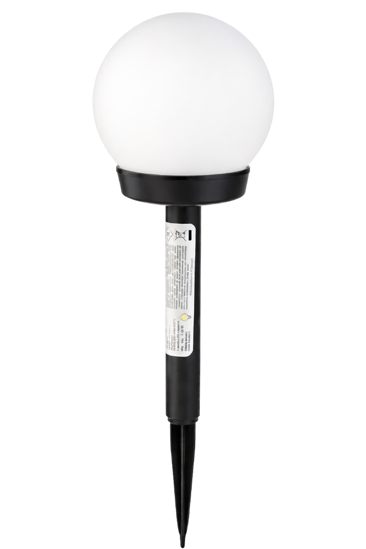 Lampa solarna kula 10cm mix O26 widok 1