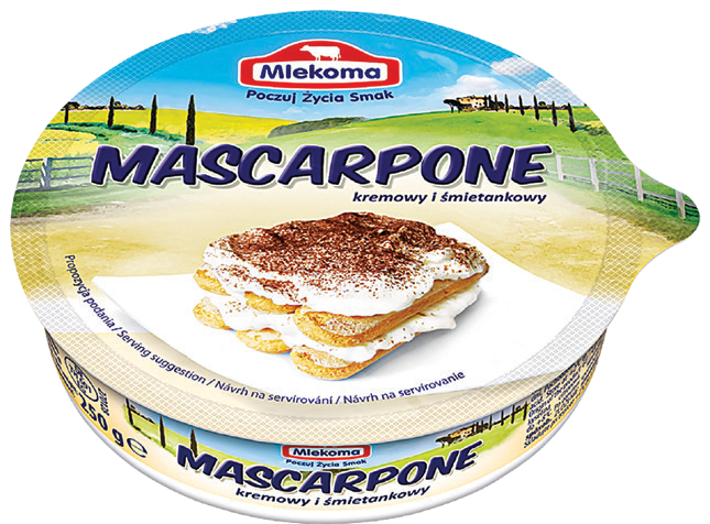 Ser mascarpone Mlekoma 250g widok 1