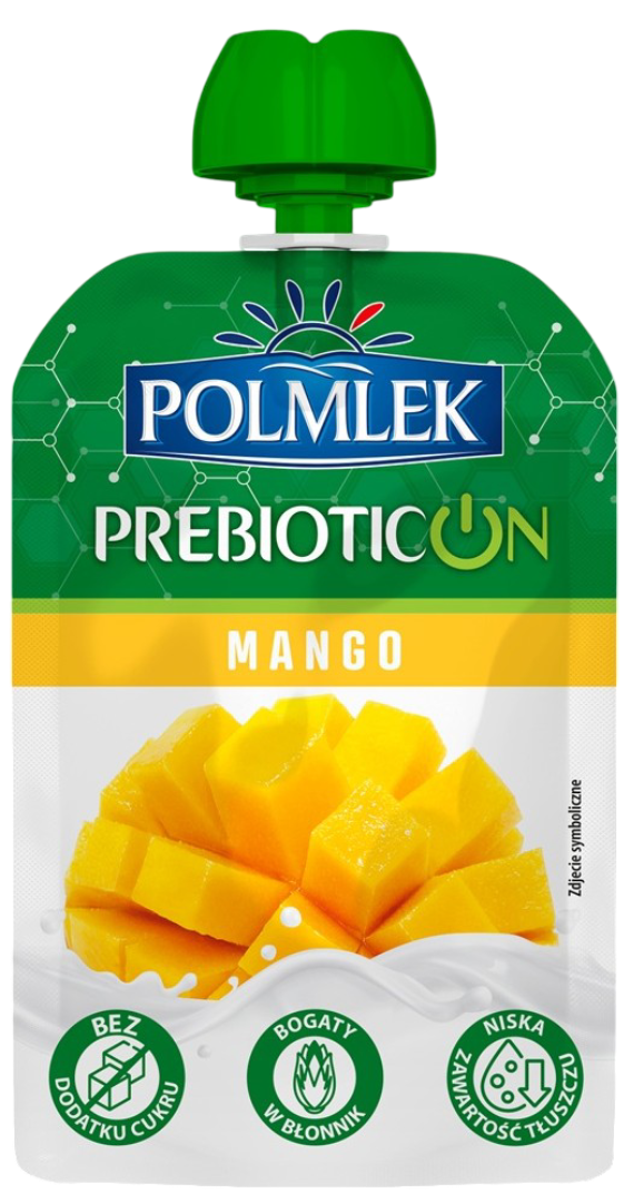 Deser fermento mango PrebioticON Polmlek 120g widok 1