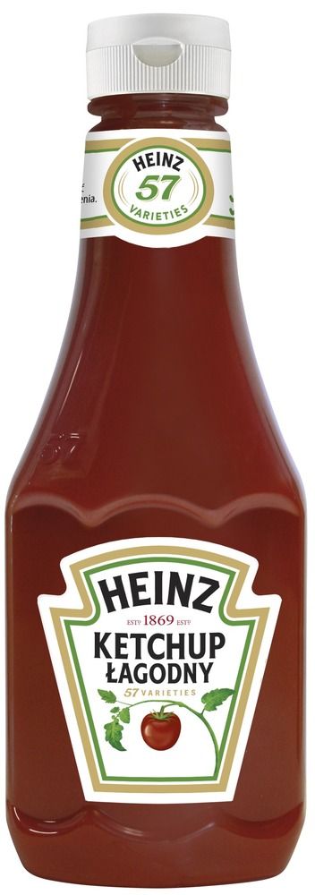 Ketchup łagodny Heinz 450g widok 1