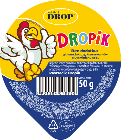 Pasztet Dropik 50g widok 1