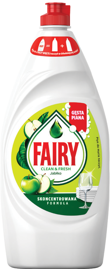 Płyn do mycia naczyń Fairy jabłko/cytryna 0,9l mix widok główny 2