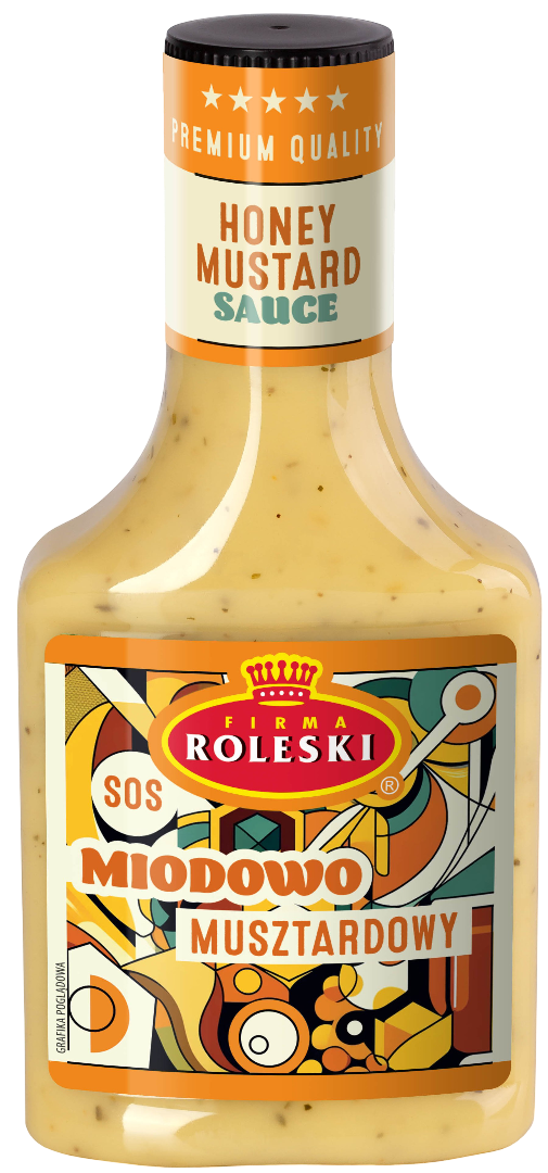 Sos miodowo musztardowy Roleski 300g widok 1