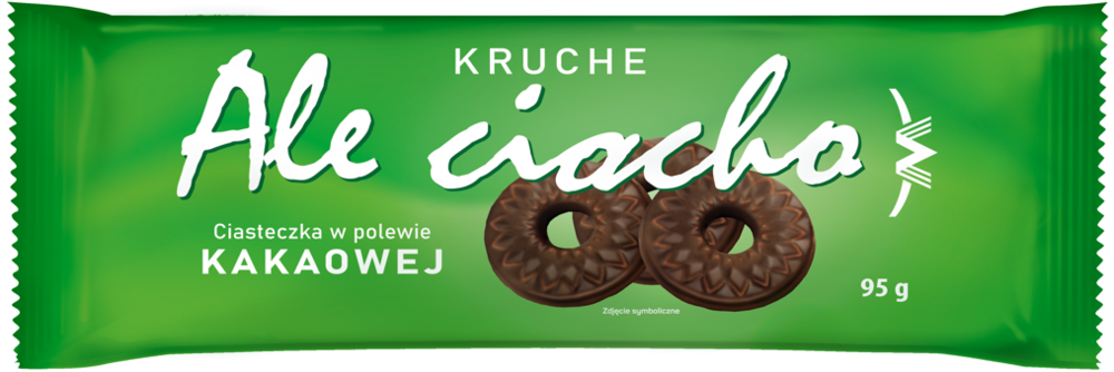 Ciastka w polewie kakaowej Wacuś 95g widok 1