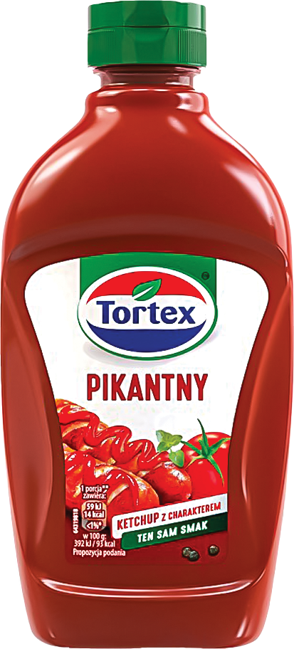 Ketchup pikantny Tortex 470g widok 1