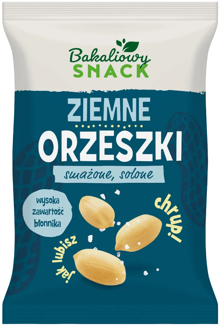 Orzeszki ziemne solone Bakaliowy Snack 300g widok główny