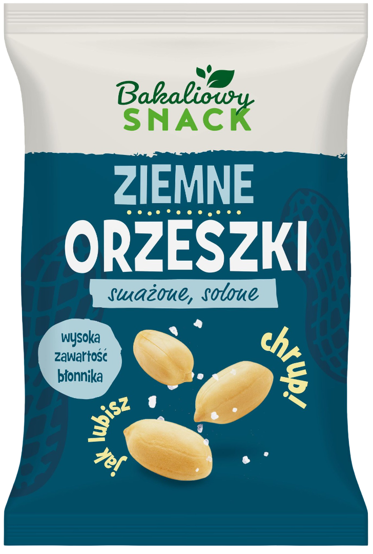 Orzeszki ziemne solone Bakaliowy Snack 300g widok główny