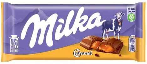 Czekolada caramel Milka 100g widok 1