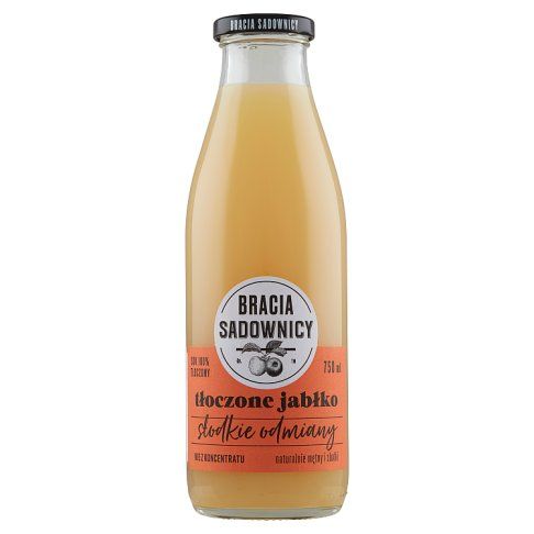 Sok tłoczony jabłkowy Bracia Sadownicy 0,75l widok 1
