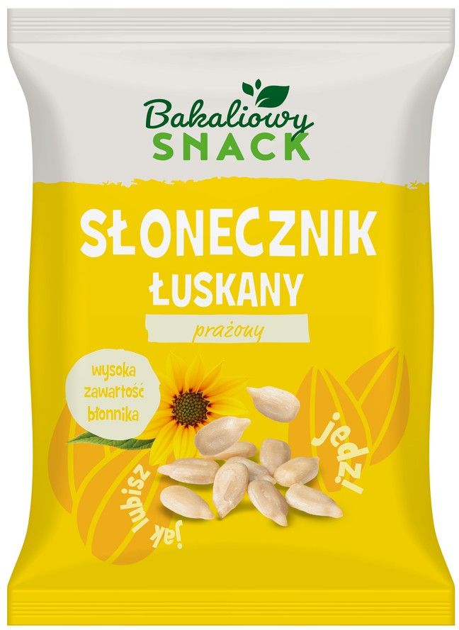 Słonecznik prażony łuskany Bakaliowy Snack 200g widok 1