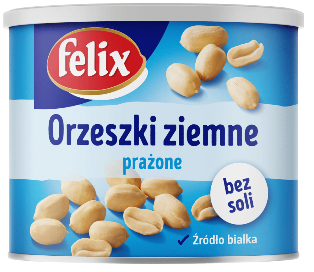 Orzeszki ziemne prażone bez soli Felix 140g widok 1