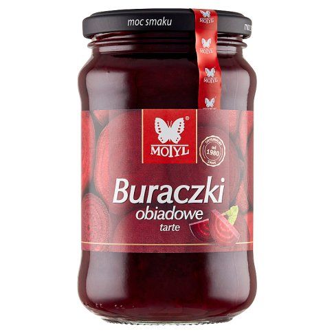 Buraczki obiadowe tarte Motyl 350g widok 1