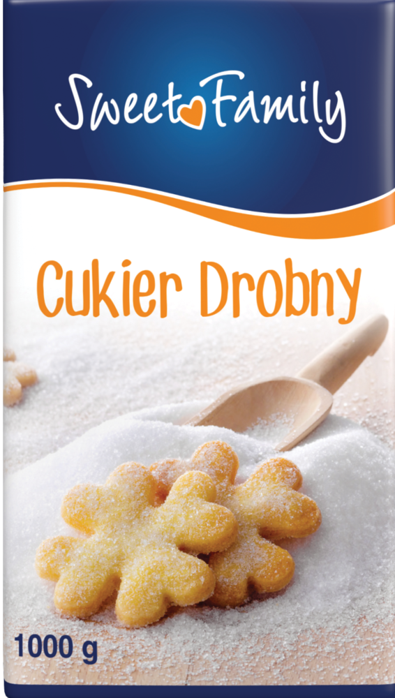 Cukier drobny Sweet Family 1kg widok 1