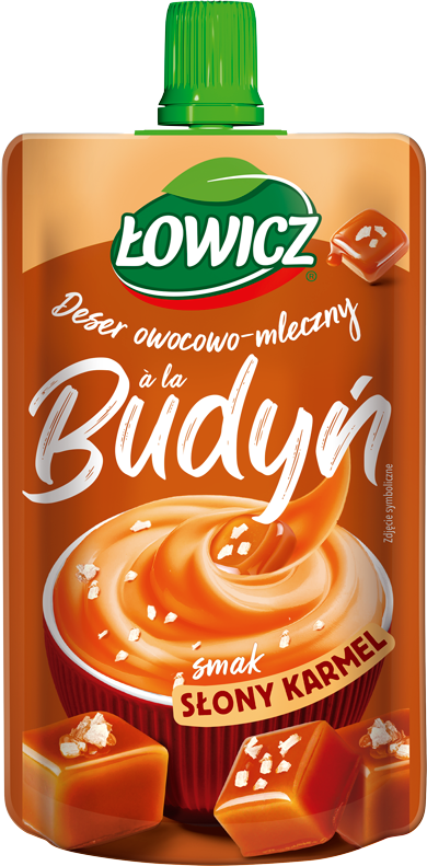 Deser a'la budyń słony karmel Łowicz 100g widok 1