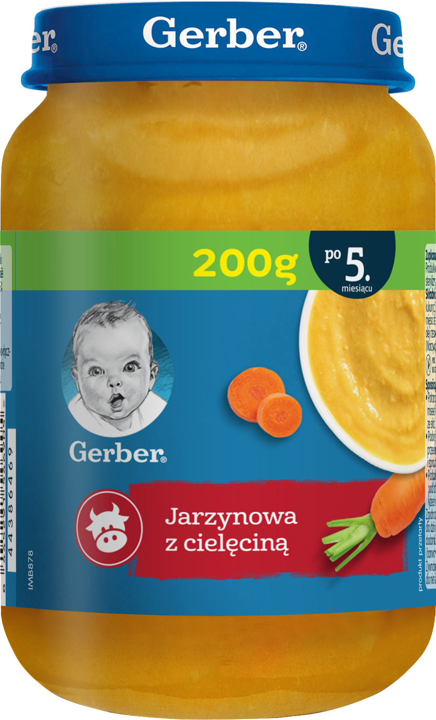 Danie zupka jarzynowa z cielęciną Gerber 200g widok 1