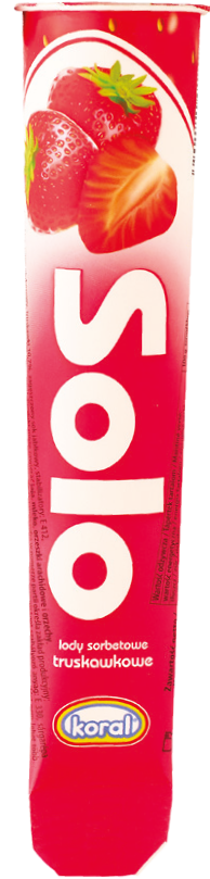 Lody Solo Koral 105ml mix widok główny