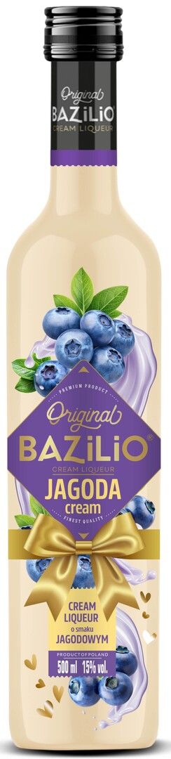 Likier jagoda Bazilio 0,5l 15% widok 1
