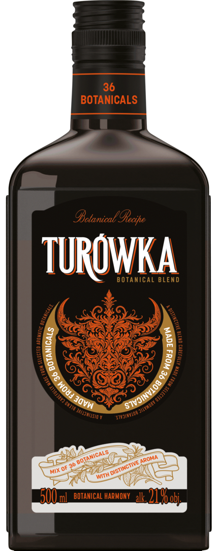 Wino owoc. aromat ziołowe Turówka 0,5l 21% widok 1