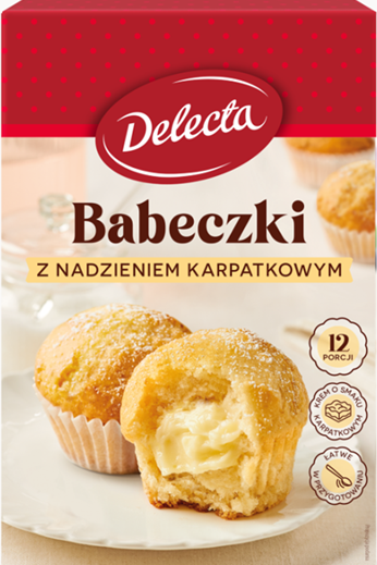 Babeczki z nadz karpatkowym Delecta 320g widok 1