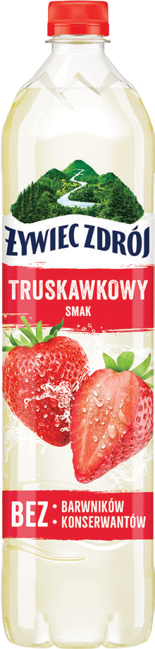 Woda niegaz. z nutą truskawki Żywiec Zdrój 1,2l widok 1