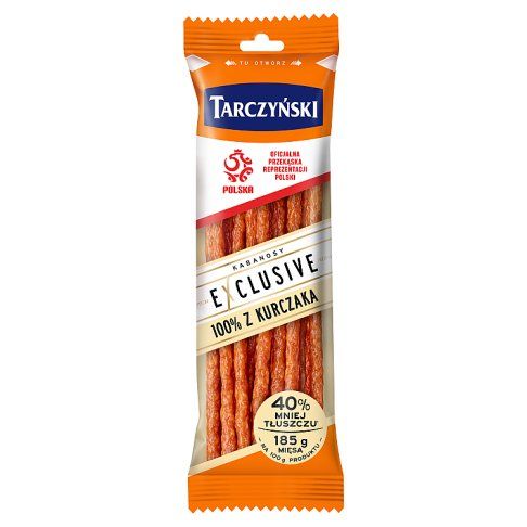 Kabanosy exclusive 100% z kurczaka Tarczyński 90g widok 2