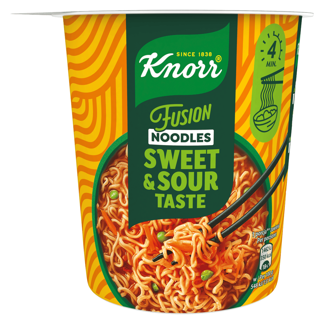 Danie nudle sweet sour Fusion Knorr 82g widok 1