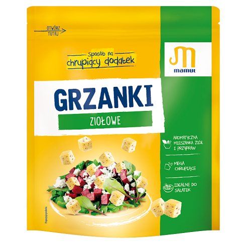 Grzanki ziołowe Mamut 150g widok 1
