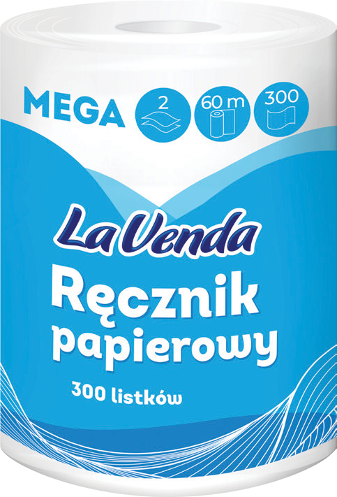 Ręcznik pap. Mega Lavenda A1 2w 300l 60m widok główny