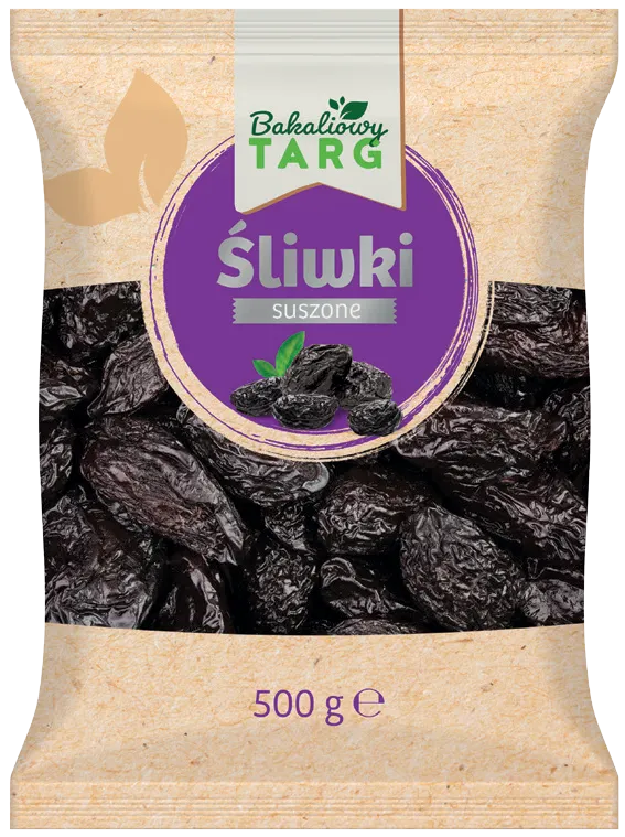 Śliwki suszone Bakaliowy Targ 500g widok 1