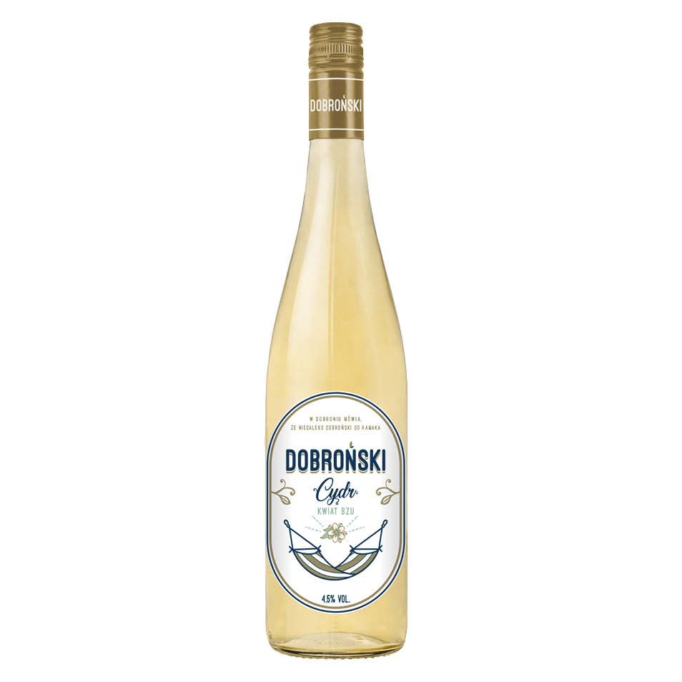 Cydr Dobroński kwiat bzu 0,75l 4,5% widok 1