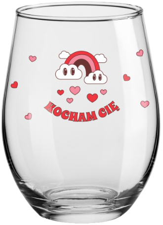 Szklanka do napojów z nadrukiem 0,58l W26 widok 1