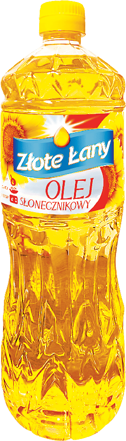 Olej słonecznikowy Złote Łany 1l widok główny