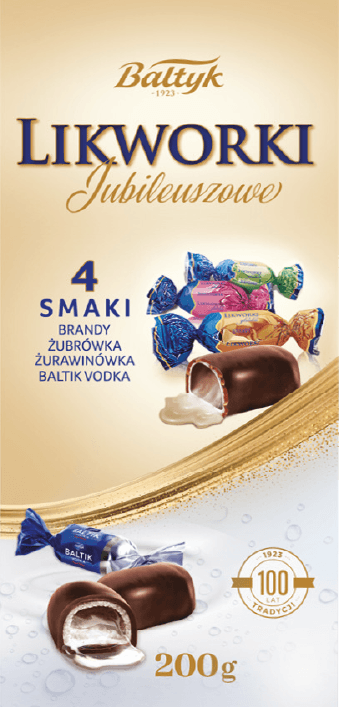 Bombonierka likworki Bałtyk 200g widok główny 