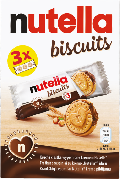 Ciastka Nutella Biscuits 3x41,4g widok 1