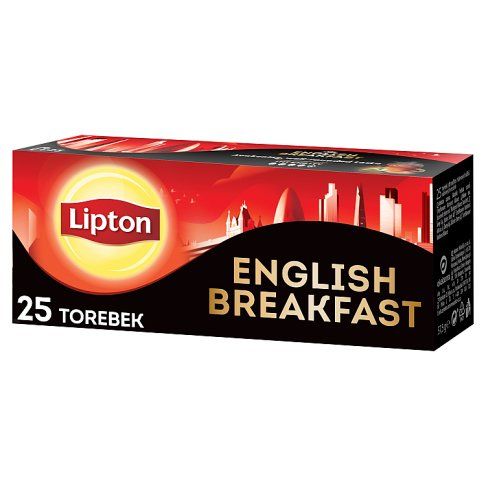 Herbata english breakfast Lipton 25x2g widok 7