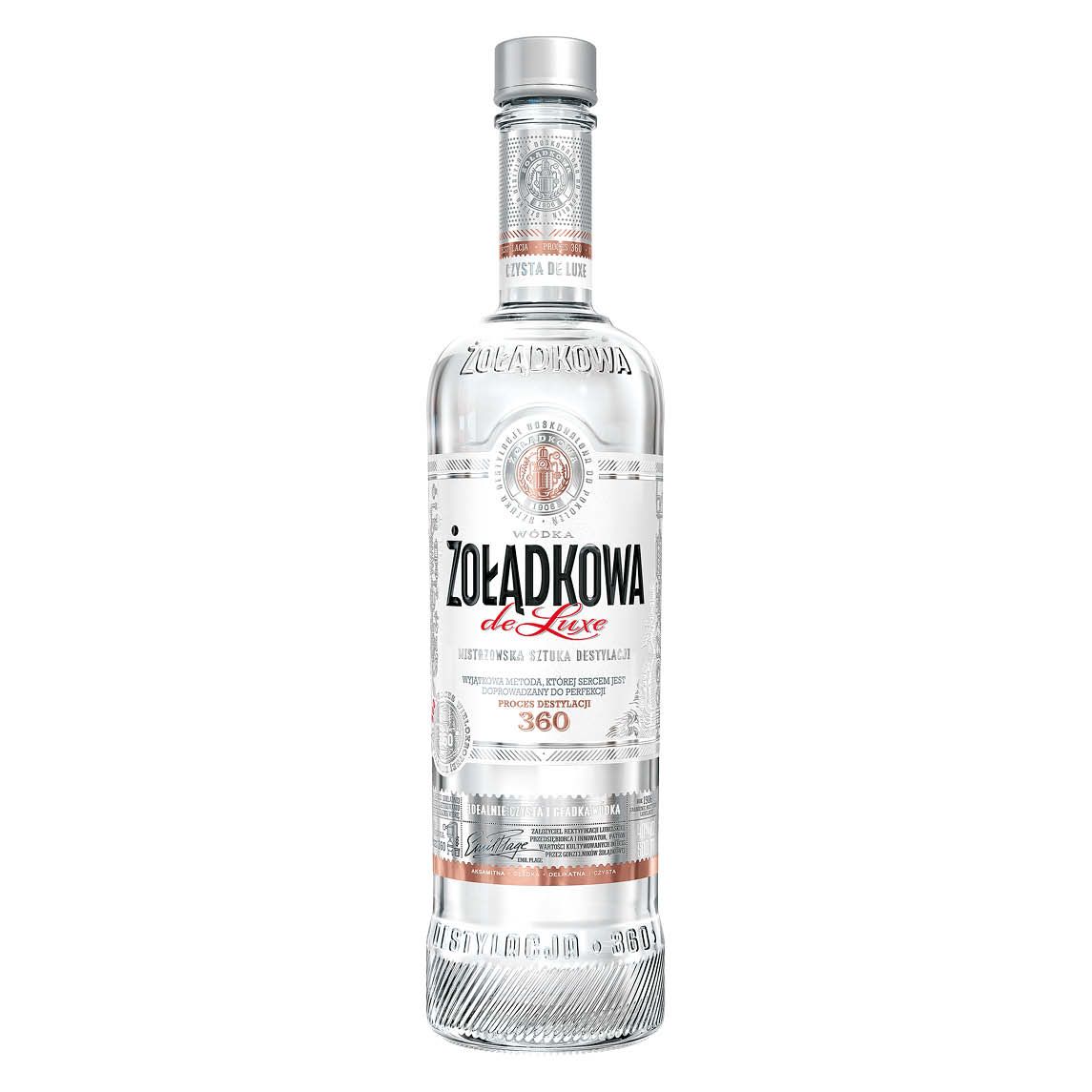 Wódka Żołądkowa gorzka de luxe 0,5l 40% widok 1